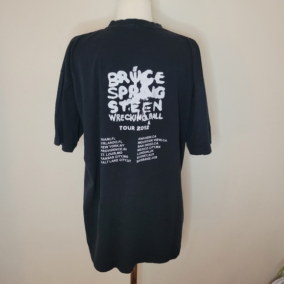 Vintage Bruce Springsteen Wrecking Ball Tour 2012 T-shirt - Picture 3 of 5